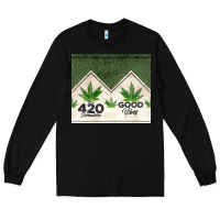 Black 420 somewhere good vibes weed tumbler2 Long Sleeve Tee - CTS Tumbler Store