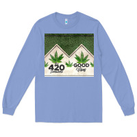 Colony Blue 420 somewhere good vibes weed tumbler2 Long Sleeve Tee - CTS Tumbler Store
