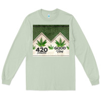Matcha 420 somewhere good vibes weed tumbler2 Long Sleeve Tee - CTS Tumbler Store