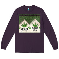 Plum 420 somewhere good vibes weed tumbler2 Long Sleeve Tee - CTS Tumbler Store