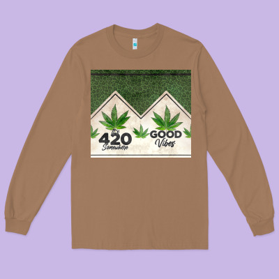 420 Somewhere Good Vibes Weed Tumbler2 Long Sleeve Tee Designed By Cts Tumbler Store