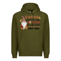 Coffee Spelled Backwards Is Eeffoc & I Don't Give Premium Hoodie | Teevron