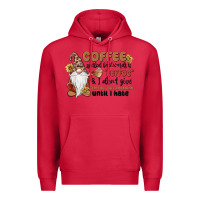 Cardinal coffee spelled backwards is eeffoc & i don't give Premium Hoodie - MaliasSmallBusiness
