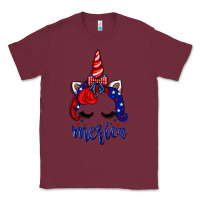 Burgundy 4th of July unicorn Classic Tee - Neo Western
