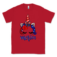 Red 4th of July unicorn Classic Tee - Neo Western