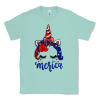 Seafoam 4th of July unicorn Classic Tee - Neo Western
