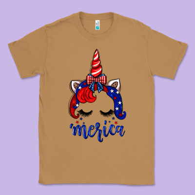 4th Of July Unicorn Classic Tee Designed By Neo Western