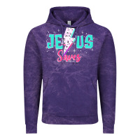 Cloud Purple jesus saves Vintage Hoodie - JahusDesignShop