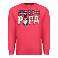 Cardinal american papa with gnome Premium Sweatshirt - NancyCooperArtShop