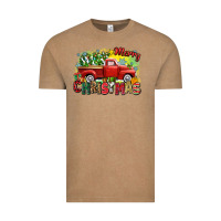 Vintage Coffee merry christmas truck Vintage Tee - Zillion Design Studio