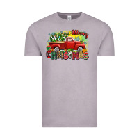 Vintage Zinc merry christmas truck Vintage Tee - Zillion Design Studio