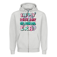 Dove Grey in my last day of school era Zipper Hoodie - JahusDesignShop