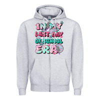 Heather Grey in my last day of school era Zipper Hoodie - JahusDesignShop