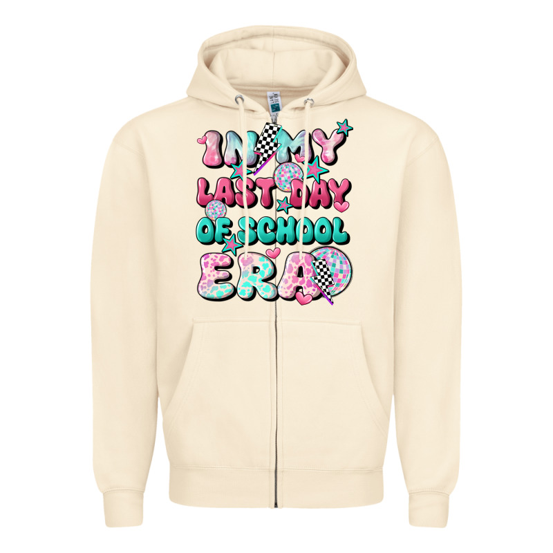In My Last Day Of School Era Zipper Hoodie by JahusDesignShop | Teevron