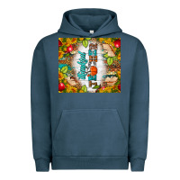 Pigment Midnight Navy thankful teacher fall tumbler Urban Hoodie - BundleAndBundleShop