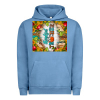 Pigment Pebble Blue thankful teacher fall tumbler Urban Hoodie - BundleAndBundleShop
