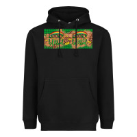 Black St. Patrick's Day Western  Lucky And Blessed Heavyweight Hoodie - Artiststas