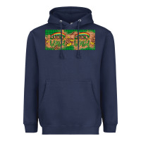Navy St. Patrick's Day Western  Lucky And Blessed Heavyweight Hoodie - Artiststas