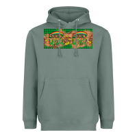 Sage St. Patrick's Day Western  Lucky And Blessed Heavyweight Hoodie - Artiststas