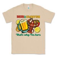 Mushroom beer&crawfish that's why i'm here Classic Tee - FaDigitalArtStudio