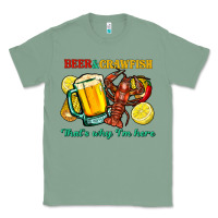 Sage beer&crawfish that's why i'm here Classic Tee - FaDigitalArtStudio