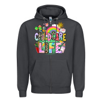Smoke childcare life Zipper Hoodie - AdoDesignShop