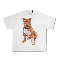 Lunar Rock brown pitbull Urban Heavy Tee - RanaPortraitStore