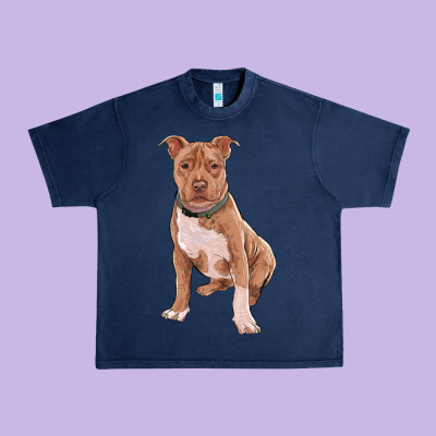 Urban Heavy Tee brown pitbull
