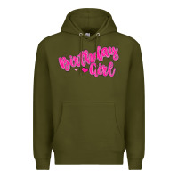 Army Green birthday girl Premium Hoodie - MaliasSmallBusiness