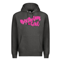 Charcoal Heather birthday girl Premium Hoodie - MaliasSmallBusiness