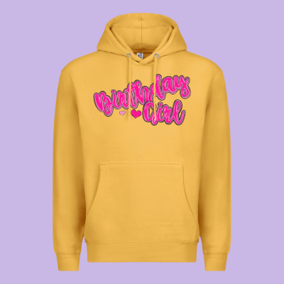Birthday Girl Premium Hoodie Designed By Maliassmallbusiness