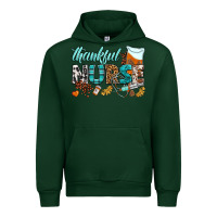 Forest Green thankful nurse Urban Hoodie - BundleAndBundleShop