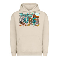 Pigment French Oak thankful nurse Urban Hoodie - BundleAndBundleShop