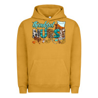 Pigment Peanut Butter thankful nurse Urban Hoodie - BundleAndBundleShop