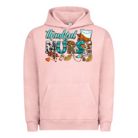Pigment Salmon thankful nurse Urban Hoodie - BundleAndBundleShop
