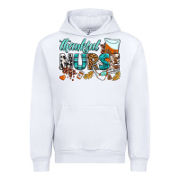 White thankful nurse Urban Hoodie - BundleAndBundleShop