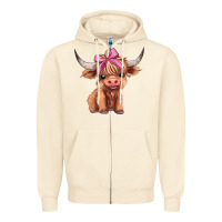 Sandshell cute  heifer Zipper Hoodie - AdoDesignShop