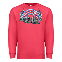 Cardinal American rainbow Premium Sweatshirt - NancyCooperArtShop