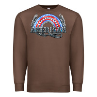 Chestnut American rainbow Premium Sweatshirt - NancyCooperArtShop