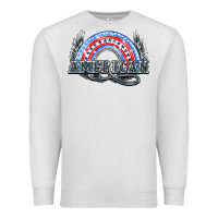 Oatmeal Heather American rainbow Premium Sweatshirt - NancyCooperArtShop