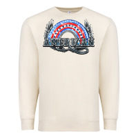 Sandshell American rainbow Premium Sweatshirt - NancyCooperArtShop