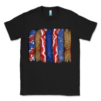 Black 4th of July brushstroke Classic Tee - CowGirlArtShop