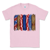 Bubblegum Pink 4th of July brushstroke Classic Tee - CowGirlArtShop