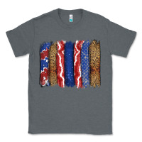 Charcoal Heather 4th of July brushstroke Classic Tee - CowGirlArtShop