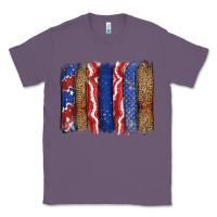 Lavender 4th of July brushstroke Classic Tee - CowGirlArtShop