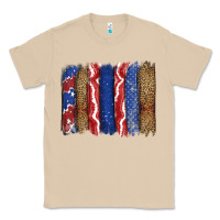 Mushroom 4th of July brushstroke Classic Tee - CowGirlArtShop