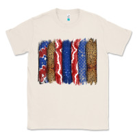 Natural 4th of July brushstroke Classic Tee - CowGirlArtShop