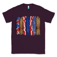 Plum 4th of July brushstroke Classic Tee - CowGirlArtShop