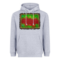 Heather Grey christmas lights background Heavyweight Hoodie - AdoDesignShop