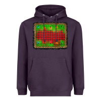 Plum christmas lights background Heavyweight Hoodie - AdoDesignShop